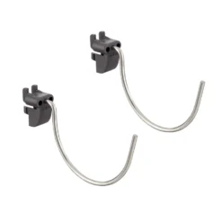 Stor Rund Krok Elfa Garage+ för Förvaringstavla 2-pack
