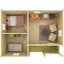 Stuga Palmako Sandra 21,5+3,7 m2