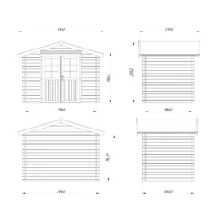 Stuga Palmako Valentine 5,0 m2
