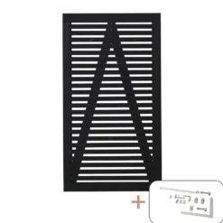 Svart RAL 9005, 100x180 cm