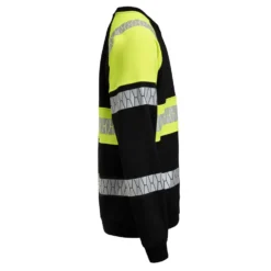 Sweatshirt Jobman Varsel Svart/Gul V