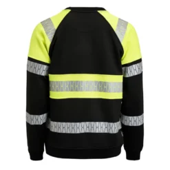 Sweatshirt Jobman Varsel Svart/Gul V