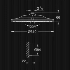Takdusch Grohe Rainshower SmartConnect 310