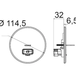Takuttag Elko DCL 2-Pol Inkl. Stickpropp