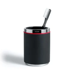 Tandborstmugg Rode Bath Mafalda Svart
