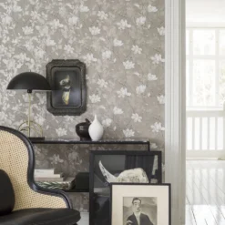 Tapet Boråstapeter InBloom Lilly Tree 7227 EasyUp, Mönstrad Nickel