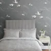 Tapet Laura Ashley Animalia Dark Steel