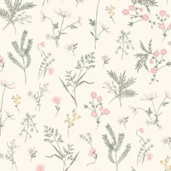 Tapet Laura Ashley Crosswell Coral Rosa 118480