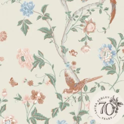 Tapet Laura Ashley Summer Palace Sage / Apricot 120133
