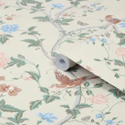 Tapet Laura Ashley Summer Palace Sage / Apricot 120133