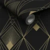 Tapet NEXT Deco Geometric Black