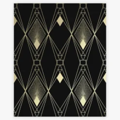 Tapet NEXT Deco Geometric Black