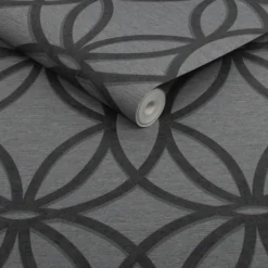 Tapet NEXT Luxe Eclipse Charcoal
