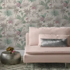 Tapet WOW Paradise Grå/Rosa