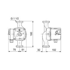 Tappvarmvattenpump Grundfos UPS25-40 N