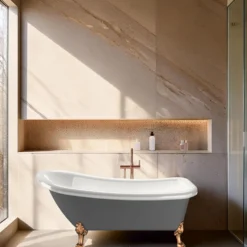 Tassbadkar Bathlife Ideal Grå