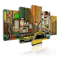 Tavla Arkiio The Streets Of New York City In Cartoons