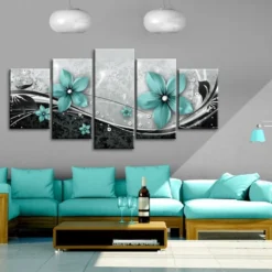 Tavla Arkiio Turquoise Flower Of Night