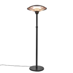 Terrassvärmare Hortus Golvmodell 900/1200/2100 W Teleskop HA Svart