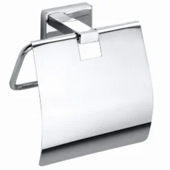 Toalettpappershållare Duschbyggarna Angle med Lock