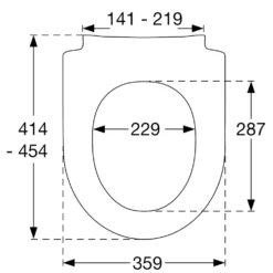 Toalettsits Pressalit Sway D 934