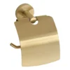 Toapappershållare med lock Duschbyggarna Brass