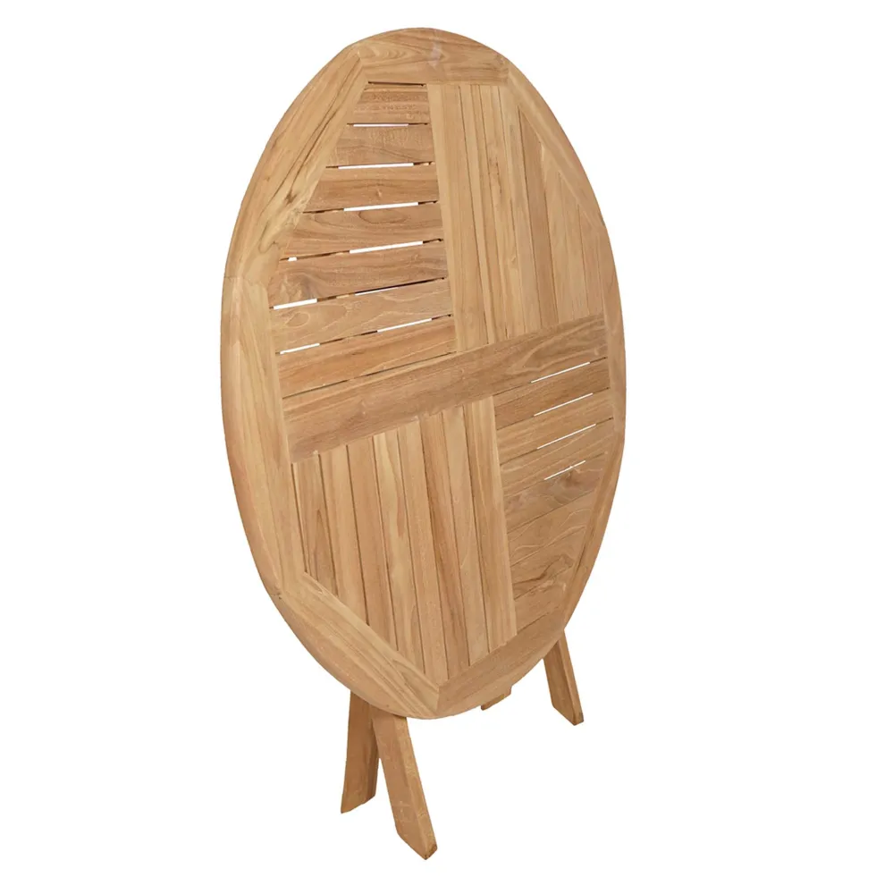 Trädgårdsbord Baltic Garden Milano fällbart bord Ø100 cm