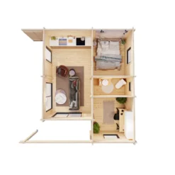Trädgårdshus Palmako Cecilia 32,4 m2