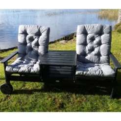 Trädgårdsmöbel Eden Wood Duo Seat