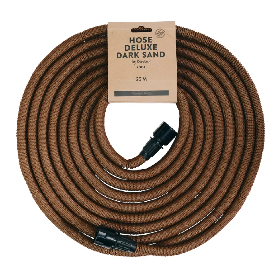 Trädgårdsslang By Benson Deluxe Mörk Sand 25 m