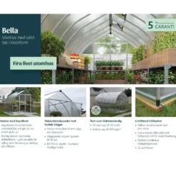 Tunnelväxthus Canopia Kivik 6 m²