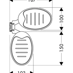 Tvålkopp Hansgrohe Raindance Casetta