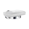 Tvålkopp Smedbo Home HK342 Krom/Frostat Glas