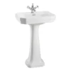 Tvättställ Burlington Victorian med Piedestal 560 mm