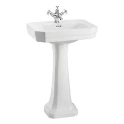 Tvättställ Burlington Victorian med Piedestal 560 mm