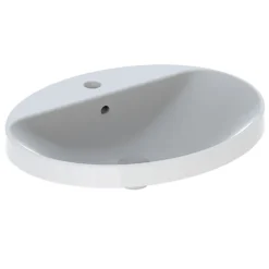 Tvättställ Geberit Variform 600 mm Infälld Ovalt Kanthylla