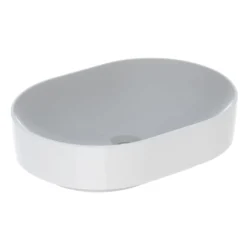 Tvättställ Geberit Variform 550 mm Lay-on Elliptiskt Utan Bräddavlopp