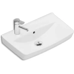 Tvättställ Ifö Spira 50 cmTvättställ Ifö Spira 15018 50 cm, Blandarhål till Vänster