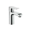 Tvättställsblandare Hansgrohe Metris S 110 Låg med lyftventil