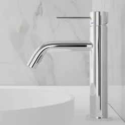 Tvättställsblandare Scandtap Steel Voyage Medium