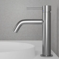 Tvättställsblandare Scandtap Steel Voyage Medium