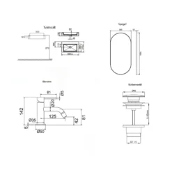 Tvättställspaket Scandtap Solid SW1
