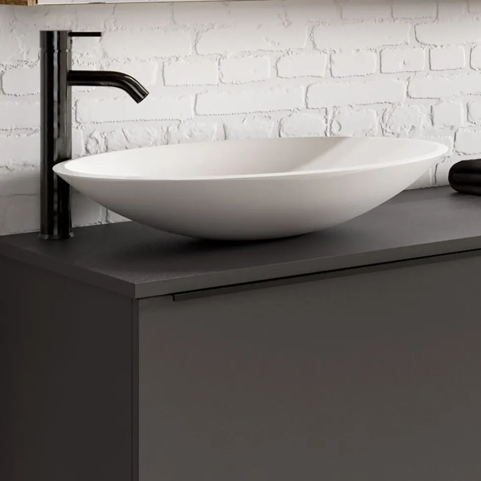 Tvättställ Tenfors Solid Surface Oval