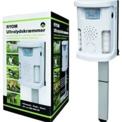 Ultraljudsskrämmare Ryom Musskrämma & Råttskrämma med Larm och PIR-Sensor
