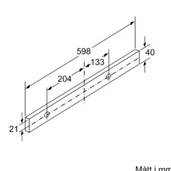 Underbyggnadsfläkt Siemens LI67RB531 iQ300 Rostfritt Stål