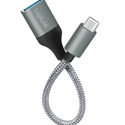 USB-C -hane till USB-A hona LogiLink OTG 15W 0,15 m
