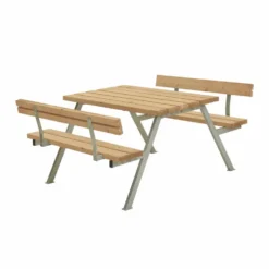 Utebord-/Bänkset PLUS Alpha 2 ryggstöd