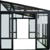Uterum Metalcraft 10,7m² Säkerhetsglas Svart