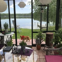 Uterum Metalcraft 10,7m² Säkerhetsglas Svart
