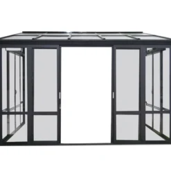 Uterum Metalcraft 10,7m² Säkerhetsglas Svart